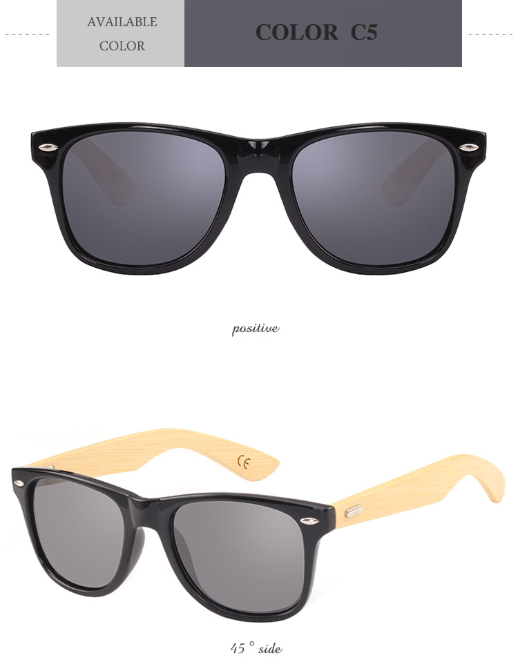 RTBOFY Bamboo Wood Sunglasses