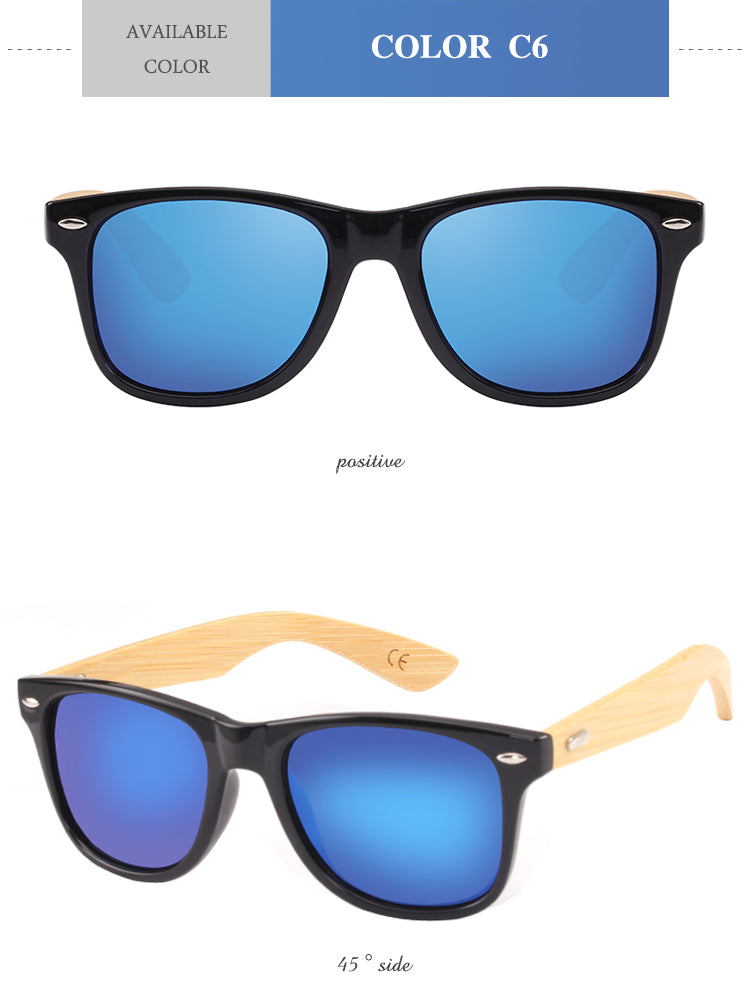 RTBOFY Bamboo Wood Sunglasses