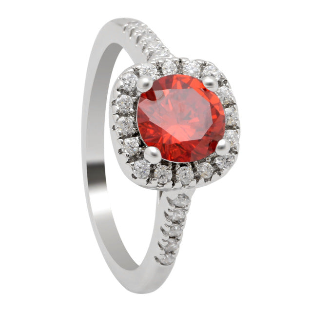 Silver Plated Plated Wedding Rings For Women
