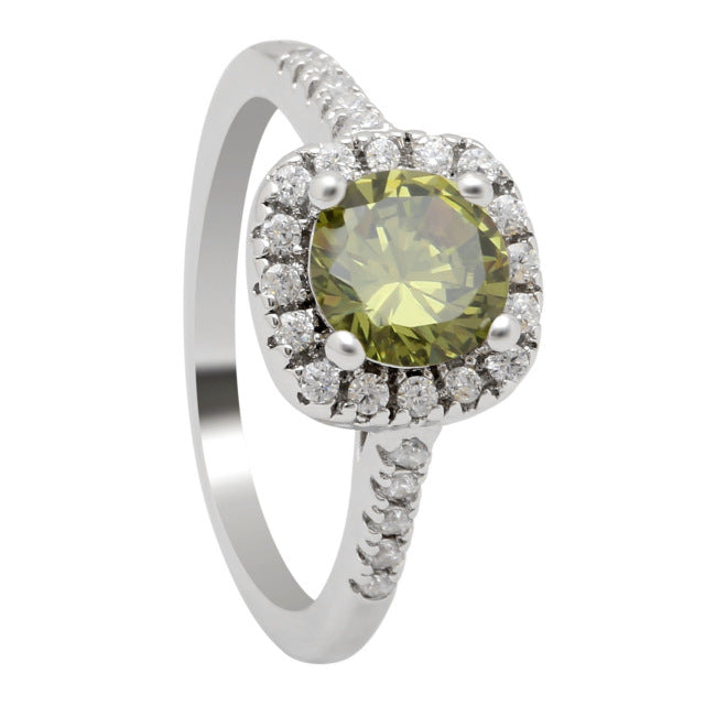 Silver Plated Plated Wedding Rings For Women