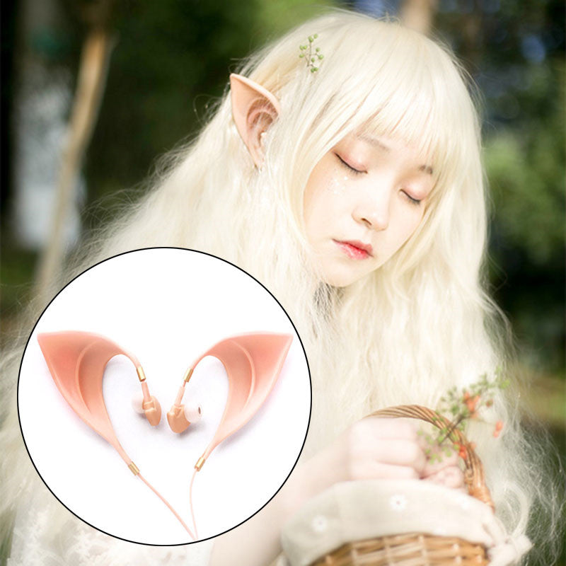 Fairy EarPods HIFI Spirit Earphone With Mic 3.5mm Cosplay Elf Ears Earphones