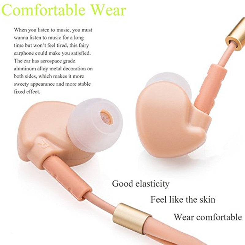 Fairy EarPods HIFI Spirit Earphone With Mic 3.5mm Cosplay Elf Ears Earphones