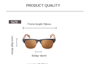 Classic Wood Bamboo Sunglasses TL605