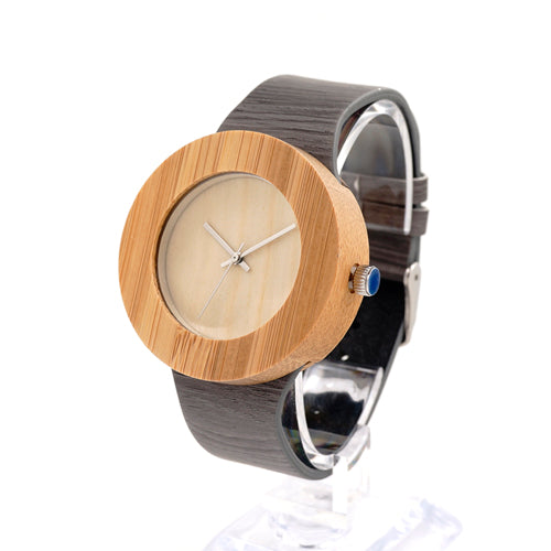Women Wood Bamboo Quartz wrist watches Luxury Brand