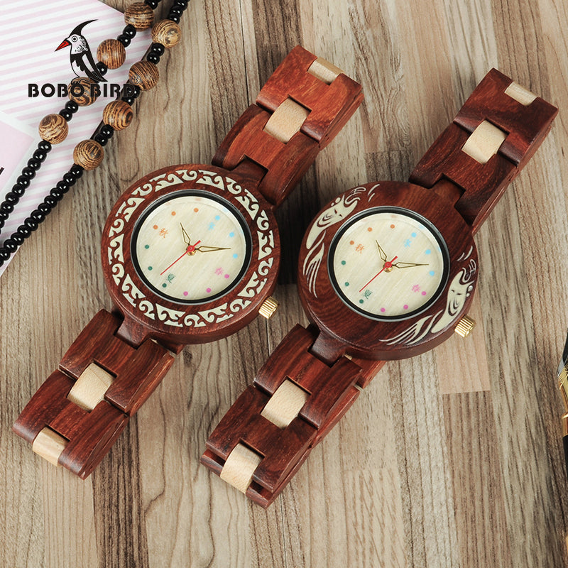 WP15 New Brand Design Seasons Colors Wooden Watches