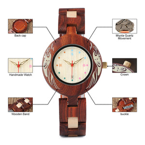 WP15 New Brand Design Seasons Colors Wooden Watches
