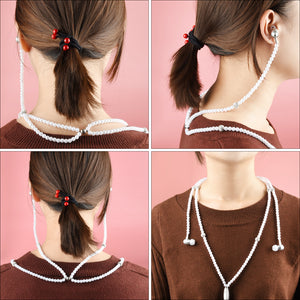 Pearl Necklace Earphone In-Ear