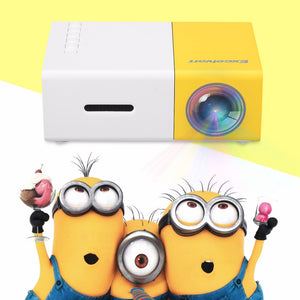 LED Portable Projector 500LM 3.5mm HDMI USB support 1080p