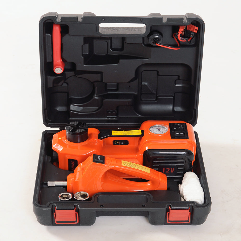 3-Function Emergency Auto Electric Hydraulic Jack Portable