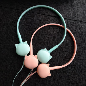 Headphones Lovely Face Cat Music Stereo 3.5MM