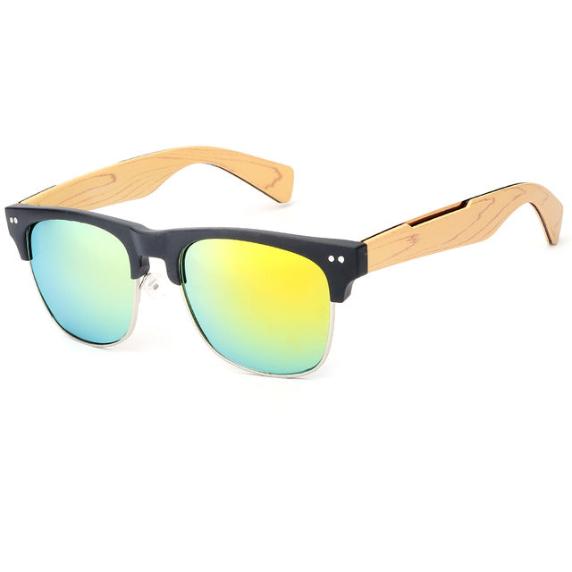 Classic Wood Bamboo Sunglasses TL605
