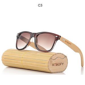 RTBOFY Bamboo Wood Sunglasses