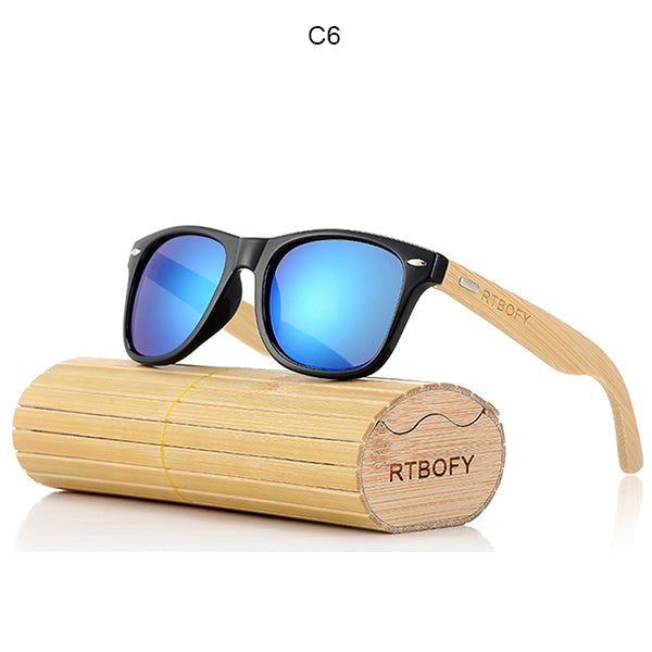 RTBOFY Bamboo Wood Sunglasses