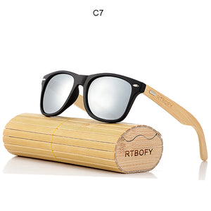 RTBOFY Bamboo Wood Sunglasses