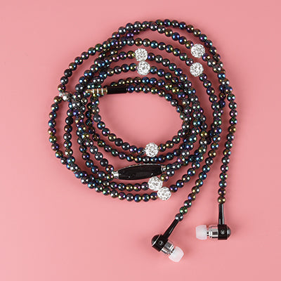 Pearl Necklace Earphone In-Ear