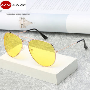 UVLAIK Aviation Night Vision Polarized Sunglasses