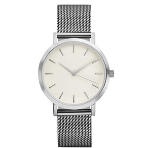 Fashion Women Crystal Stainless Steel Analog Quartz Wrist Watch Bracelet